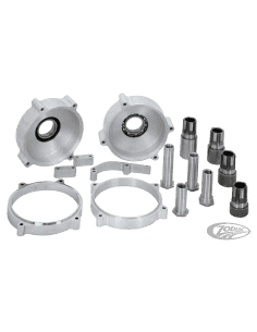 ESTENSIONI E DADO ALBERO MOTORE, DISTANZIALE CARTER PRIMARIA E PIASTRA DI SUPPORTO DEL CAMBIO DISASSATA