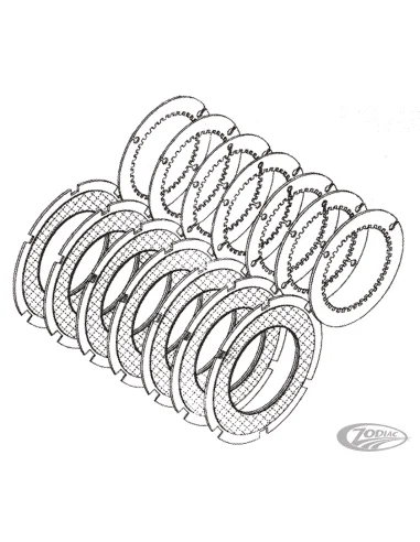 DISCHI FRIZIONE DI RICAMBIO PER PRIMO BELT DRIVE