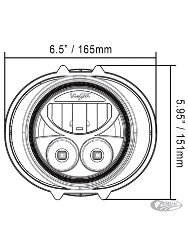 CORNICE FARI ROAD GLIDE TOMMY & SONS