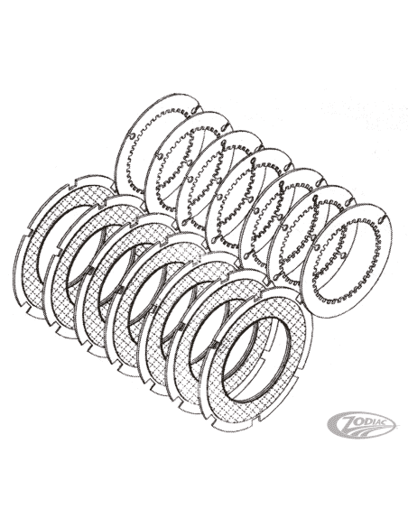 DISCHI FRIZIONE DI RICAMBIO PER PRIMO BELT DRIVE