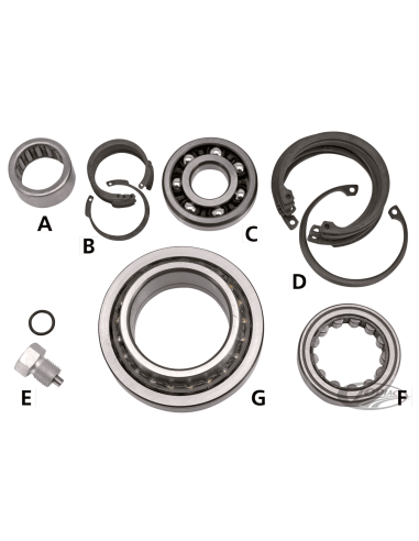 KIT DISASSAMENTO PRIMARIA PER DYNA 2006-2017 E SOFTAIL 2007-2017 CAMBIO 6 MARCE
