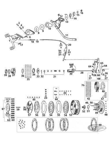 PARTI FRIZIONE PER MODELLI 45CI