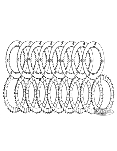 DISCHI FRIZIONE DI RICAMBIO PER PRIMO PRO-CLUTCH