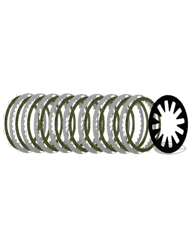 KIT FRIZIONE EXTRA DISCHI ENERGY ONE PER BIG TWIN 1998-2017