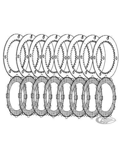DISCHI FRIZIONE DI RICAMBIO PER PRIMO PRO-CLUTCH