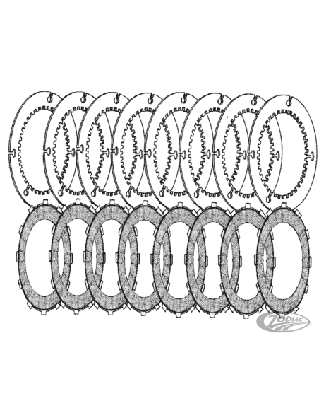 DISCHI FRIZIONE DI RICAMBIO PER PRIMO PRO-CLUTCH