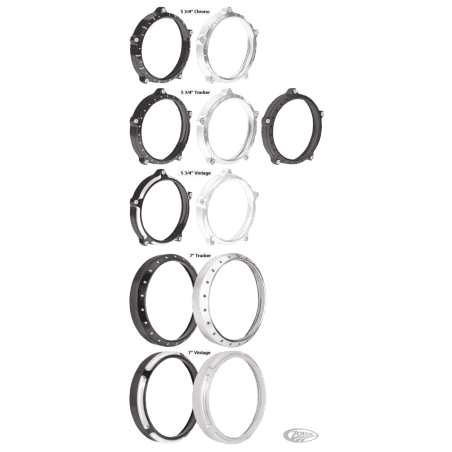 CORNICI FANALE ROLAND SANDS PER FANALI ANTERIORI DI SERIE