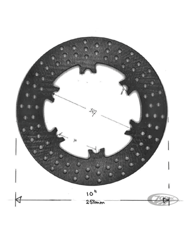 CUSTOM FLOATING DISC BRAKE ROTORS