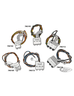 PULSANTI MANUBRIO PER COMANDI REBUFFINI ELLIPSE E COMET 2
