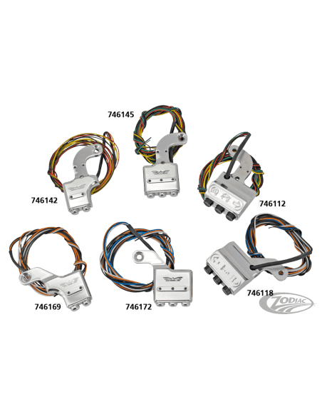 PULSANTI MANUBRIO PER COMANDI REBUFFINI ELLIPSE E COMET