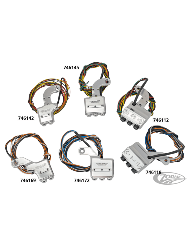 PULSANTI MANUBRIO PER COMANDI REBUFFINI ELLIPSE E COMET