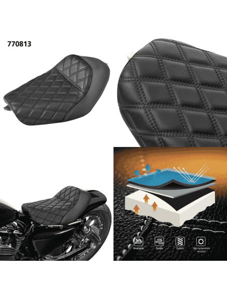 SELLA C.C. RIDER TAPER TAIL SINGOLA PER SPORTSTER C.C. Rider