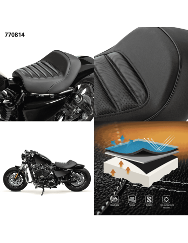 SELLA C.C. RIDER TAPER TAIL SINGOLA PER SPORTSTER C.C. Rider