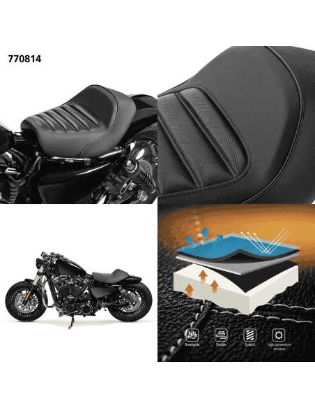 SELLA C.C. RIDER TAPER TAIL SINGOLA PER SPORTSTER C.C. Rider