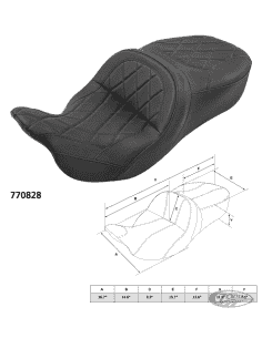 SELLA C.C. RIDER SUNRISER 2-UP PER TOURING C.C. Rider 2