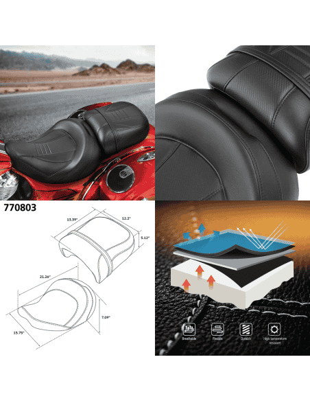 SELLA C.C. RIDER 2-UP PER INDIAN C.C. Rider