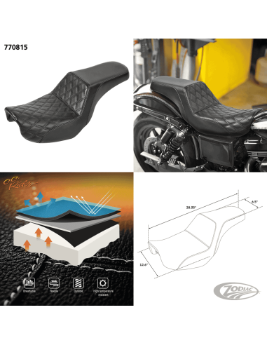 SELLA C.C. RIDER 2-UP PER DYNA C.C. Rider