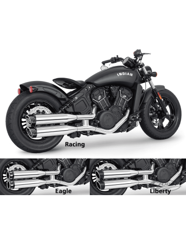 4" SLIP-ONS PER INDIAN SCOUT