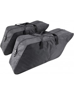 Set di fodere per borse laterali in tessuto nero