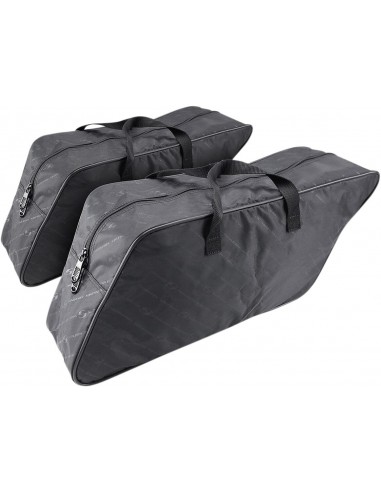 Set di fodere per borse laterali in tessuto nero