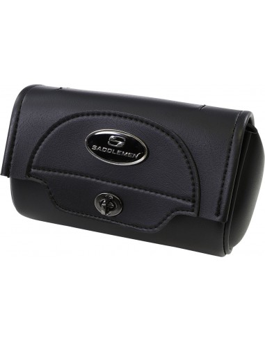 Borsa attrezzi universale in pelle sintetica liscia nera