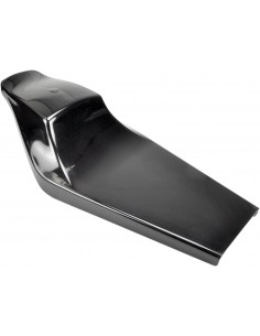 Sezione coda solo tracker posteriore in fibra di vetro nera