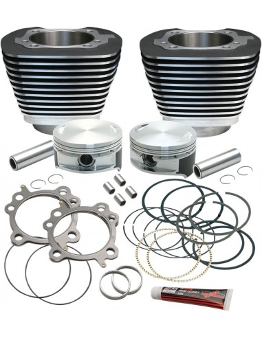 Kit cilindro/pistone di ricambio twin-cam 106"-stroker nero