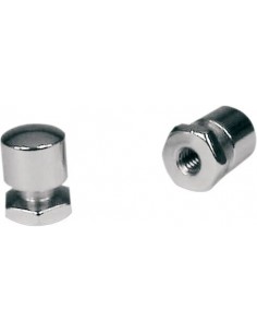 Dado di montaggio custom ricambio anteriore cromato naturale