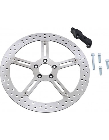 Kit rotore freno big brake sinistro per dyna e softail