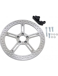 Kit rotore freno big brake destro per dyna e softail