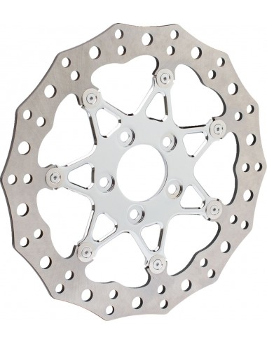 Rotore freno per ruota procross 11.8" anteriore cromato