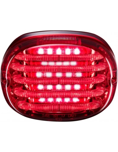 Fanale posteriore a led squareback probeam rosso