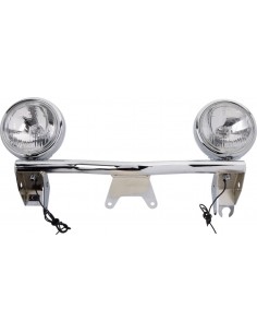 Kit faretti faretti in acciaio cromato kawasaki