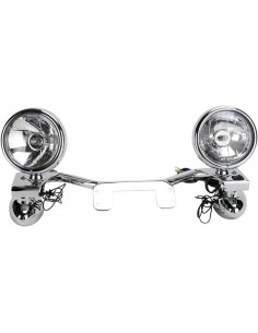 Kit faretti faretti in acciaio cromato