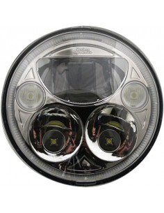 Faro tonda 7" trubeam cromata