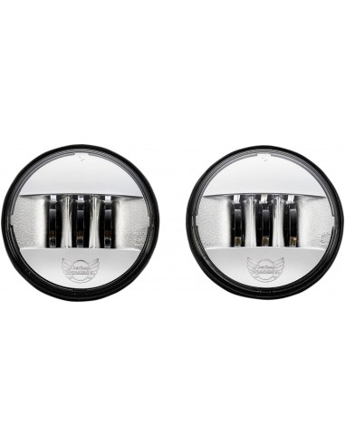 Fari passanti a led probeam 4.5" cromati