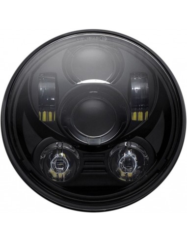 Faro anteriore 5.75" led nero