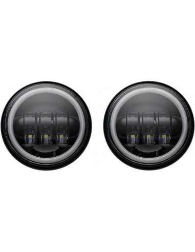 Lampada passante 4.5"halo nero