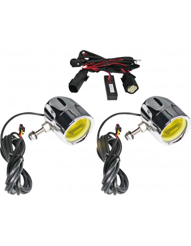 Chiaro nebbia cromo/giallo