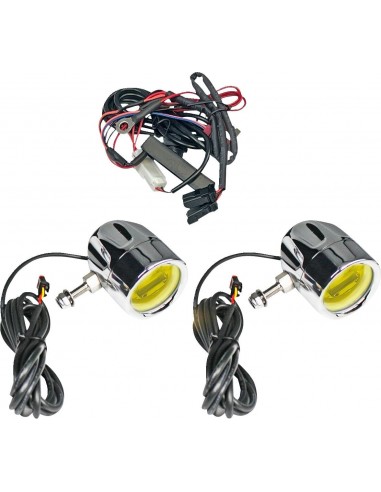 Light nebbia cromo/giallo univ