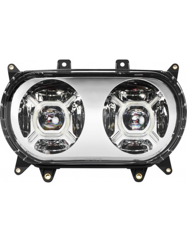 Fari dblx led cromato