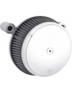 Kit filtro aria big sucker stage 1 liscio con filtro aria sintetico cromato