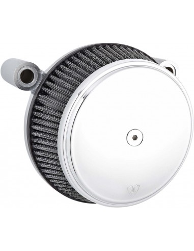 Kit filtro aria big sucker stage 1 liscio con filtro aria sintetico cromato