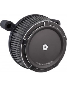 Kit filtro aria big sucker stage 1 con filtro aria sintetico smussato nero