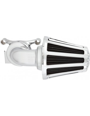 Kit filtro aria monster sucker con coperchio calibro 10 cromato