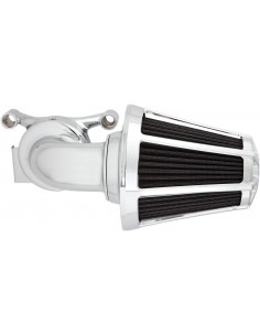 Kit filtro aria monster sucker con coperchio bisellato cromato