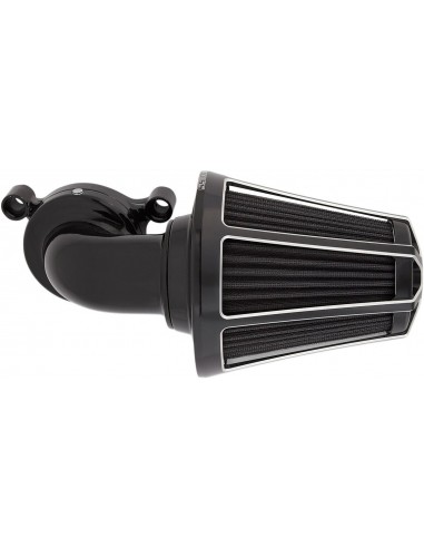 Kit filtro aria monster sucker con coperchio smussato nero