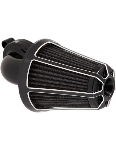 Kit filtro aria monster sucker con coperchio smussato nero