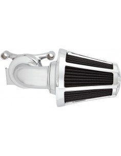 Kit filtro aria monster sucker con coperchio bisellato cromato