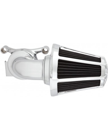 Kit filtro aria monster sucker con coperchio bisellato cromato